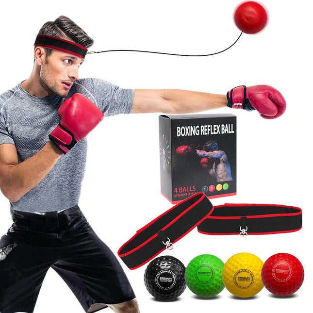 Boxing Fight Ball With Head Band For Exercise Reflex Speed Training Punching