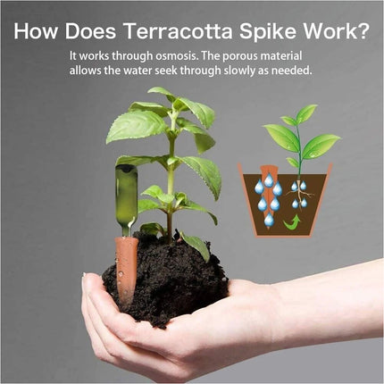 8 Pcs Plant Self Watering Stakes Spikes Automatic Terracotta Probe Watering