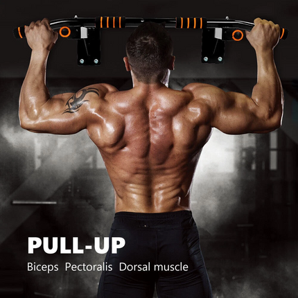 Chin Up Strength Training Horizontal Bars Exercise Wall Mounted Pull Up Bar