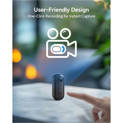 4K 128GB Mini Wearable Body Camera, 360°Rotatable Clip,Video Camcorder