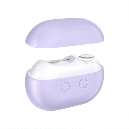 Easyclip Smart Electric Nail Clipper, 3In1 Multi-Functional Electric LED Toenail Clipper Purple