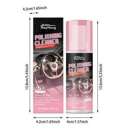 4x Polishing Cleaner Car Interior, Car Interior Detailer and Cleaner 100ml