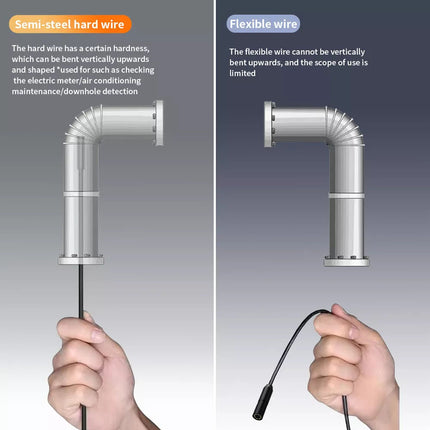 Industrial Endoscope Camera 8mm 1080P HD 4.3" Screen Borescope Inspection Camera