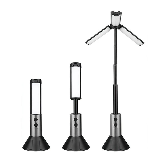 Portable Tent Light Outdoor Camping Lantern Telescopic Night Lamp Rechargeable