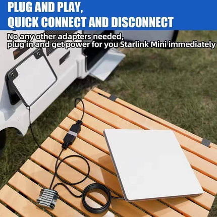 Starlink Mini 3M Cable 12V-30V Step Up Converter 3.5A with 50A Anderson Plug
