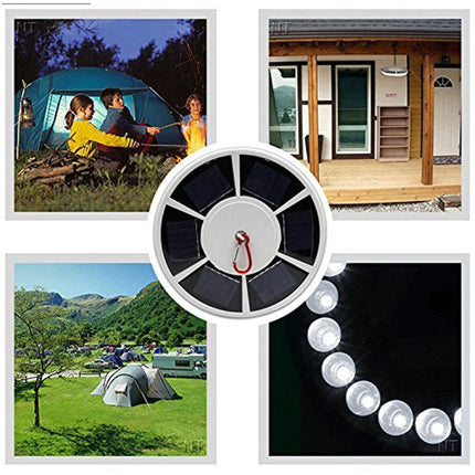 26 LED Solar Flagpole Lamp Camping Tent Garden Light Super Bright Water-resistan