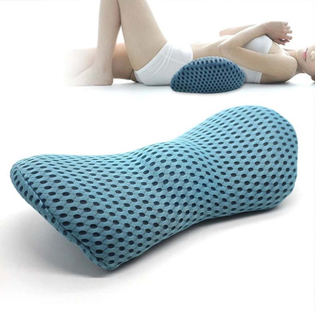 Back Cushion Support Memory Foam Lumbar Lower Back Pillow Office Chair