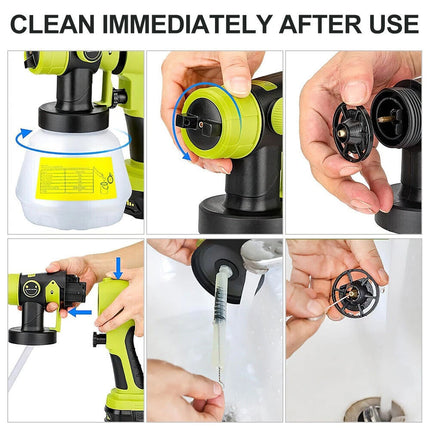 Cordless High Pressure Airless  Paint Sprayer For Ryobi/Makita Battery 18V
