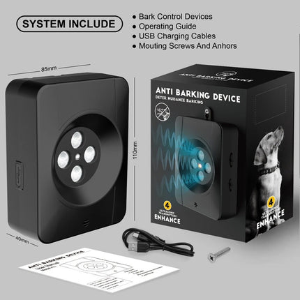 Outdoor Anti Bark Device Ultrasonic Dog Barking Control Stop Repeller Trainer