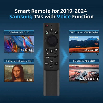 Solar Voice Remote Control Replacement for Samsung Smart TV BN59-01385B BN59-01385A