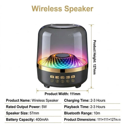 Bluetooth 5.3 Wireless Speaker Outdoor & indoor Portable Loud Stereo Speakers