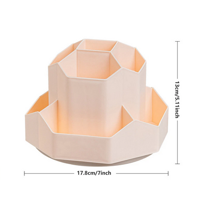 360 Degree Rotating Pen Organiser Large Capacity Desktop Holder Office