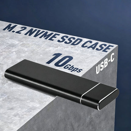 USB 3.2 10Gbps To M.2 NVMe SSD External Enclosure Storage Case Box USB-C Drive