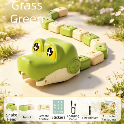 Magnetic Hungry Snake Game Toy Eating Itself, Remote Control Eating Snake Toys
