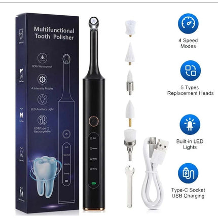 Tooth Polisher Plaque Remover for Teeth, Teeth Stain Remover Teeth Whitening Kit