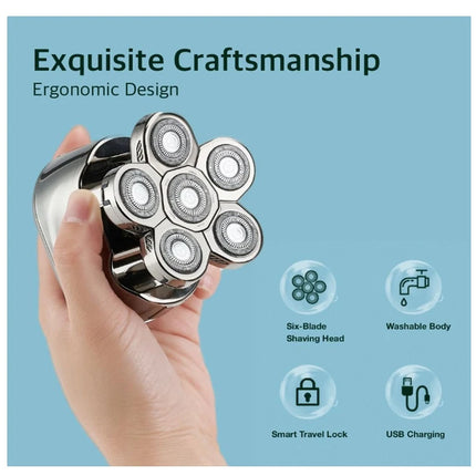 Electric Shaver, Ultimate Grooming Kit for Men, Washable Wet Dry Shaver new