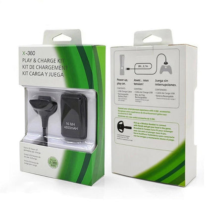 For Xbox 360 Xbox Wireless Controller 2 Pack Rechargeable Battery Kit