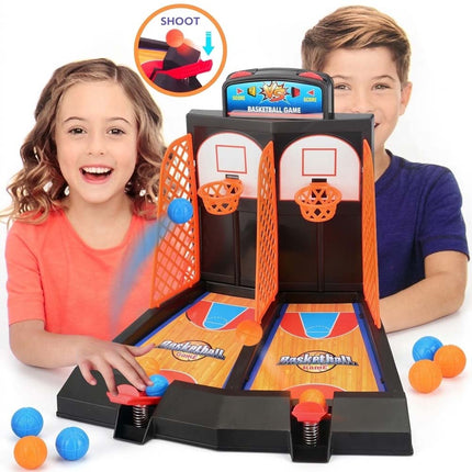 2 Players Mini Basketball Shooting Game Indoor Table Games Set Toy Gift
