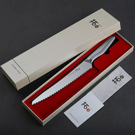 9inch Bread Knife German Stainless Steel Kitchen breakfast Sandwich Knife