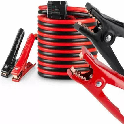 6M 3000AMP Jumper Leads Long Surge Protection Car Boost Cables Alarm Indicator