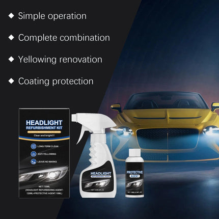 4PCS Nanobrite Pro Headlight Rejuvenator, Headlight Refurbishment Kit