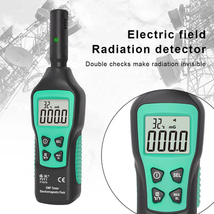 Electromagnetic Field-Tester Digital Reader EMF Meter Radiation-Detector AU