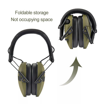 Electronic Earmuff Shooting Ear Protection Hearing Muff Slim Anti-noise