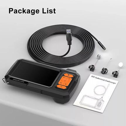 Industrial Endoscope Camera 8mm 1080P HD 4.3" Screen Borescope Inspection Camera