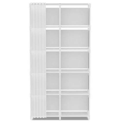 Floor Standing Bookshelf Storage Cabinet For Home Living Room Bedroom Clothes