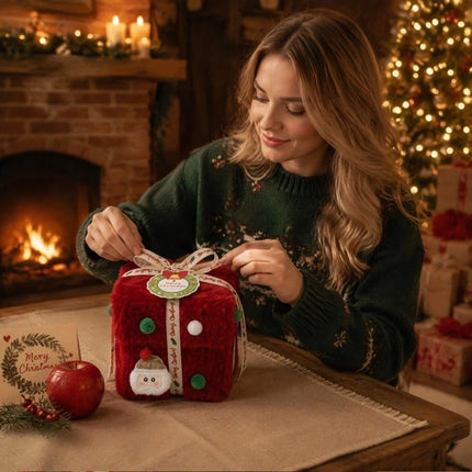 Velvet Gift Box Christmas Packaging Box Velvet Candy Box Christmas Eve