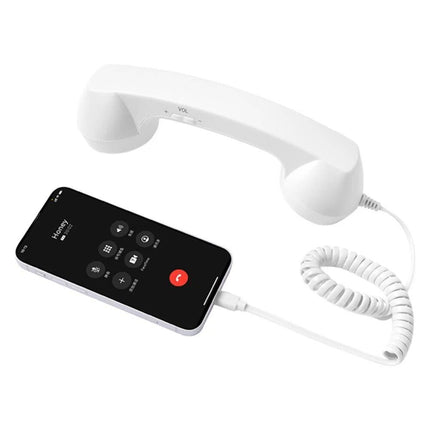 1Pcs Type C Retro Telephone Handset Phone Receiver for Type C Smartphones