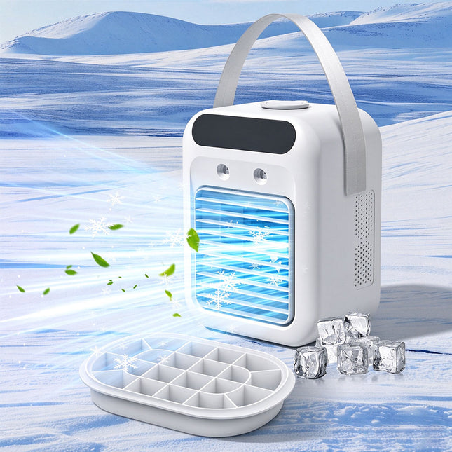 USB Mini Air Cooler Fan, Desktop Misting Fan, Portable Cooling Fan