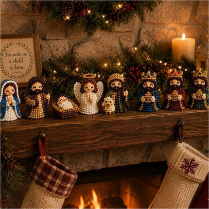 3D Beaded Craft Kit Classic Christmas Collection Gift