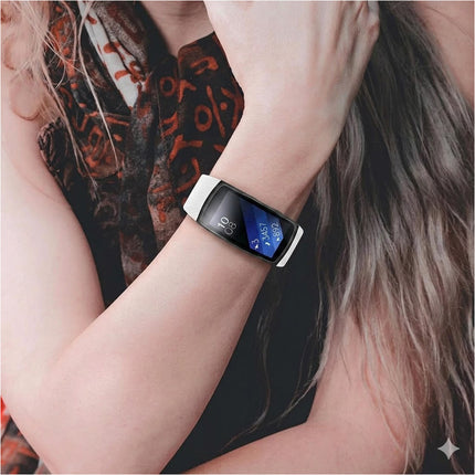Samsung Smart Wristband Gear Fit 2 Pro/Fit2 Band Sport Silicone Wrist Strap White