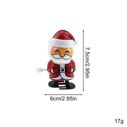 8 Pack Christmas Wind Up Walking Toys Metal Mechanical Figures Party Favors