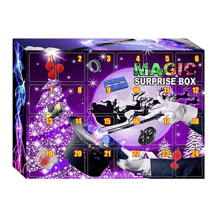 Christmas GiWHs Box Countdown Calendar Magic Props Toys Advent Calendar