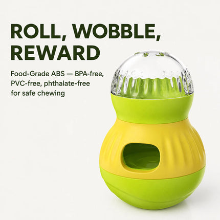 Pet Dog Cat Treat Food Dispenser Toy Slow Feeder Puzzle Interactive Ball Toy AU