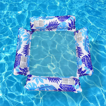 Water Hammock Recliner Inflatable Floating Swimming Mattress Sea Swim Ring Toy