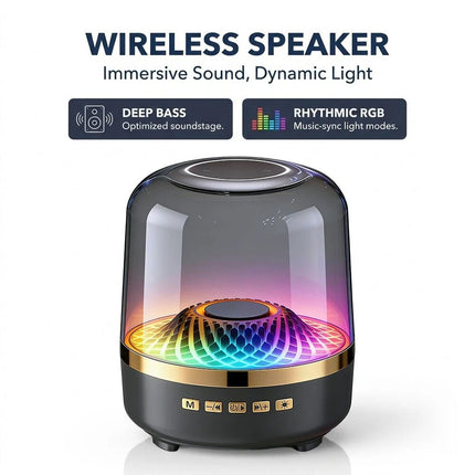 Bluetooth 5.3 Wireless Speaker Outdoor & indoor Portable Loud Stereo Speakers