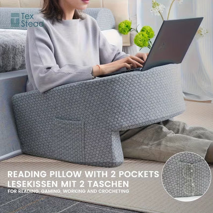 Reading Pillow Lap Desk Arm Rest Support Pad Table for Gaming Working Bed Sofa