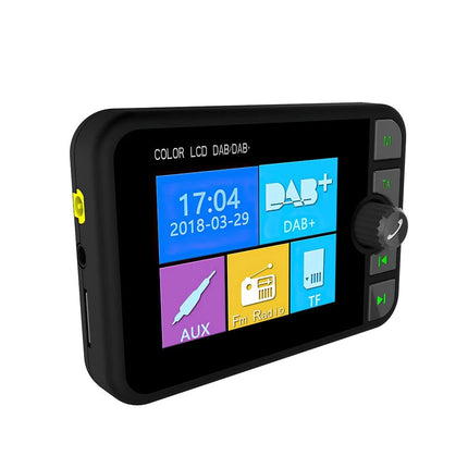 2.4" In-Car DAB/DAB+ Digital Radio Adapter LCD FM Transmitter USB
