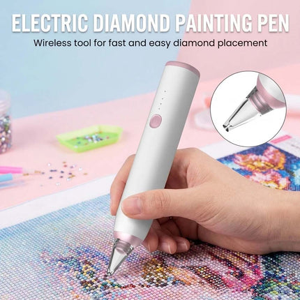 DIY Craft Electric Diamond Art Painting Pen Diamond Suction Tool for Nail Art