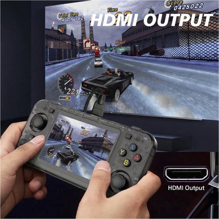 10000+ Games 3.5inch Portable Video Game Consoles Retro Handheld Console black 64GB