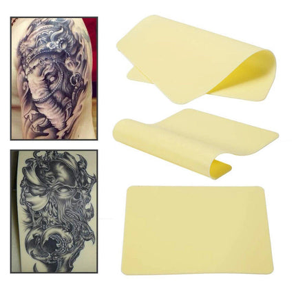 10pcs Tattoo Practice Fake Skin 20x30cm Silicone Double Sided 3mm Thickness      (10pcs)