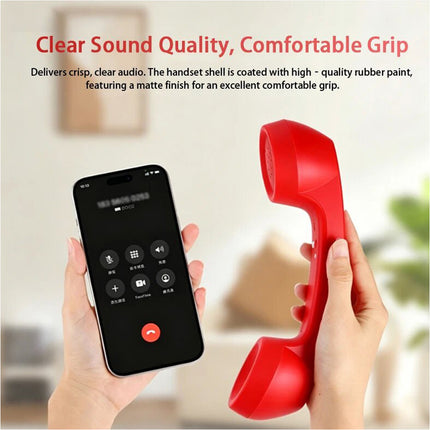 1Pcs Cordless Telephone Handset Retro Wireless Mobile Phone Receivers