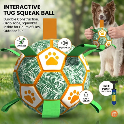 Dog Balls Indestructible Dog Soccer Ball Interactive Dog Ball Herding Ball Toys