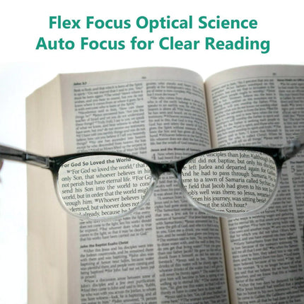 2 x One Power Auto Focus Presbyopi Reading Glasses Readers Adjustable 0.5-2.5 +