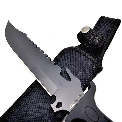 Machete Survival Blade with Carry Case Grip Camping Fishing Hiking Pig Hunting