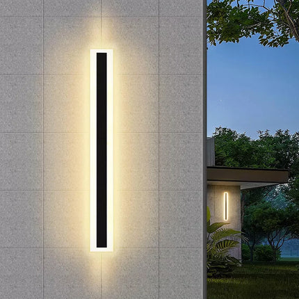 Modern LED Wall Light Sconce Waterproof Outdoor Lamp Exterior Lights Long Strip 19W 80CM Warm White