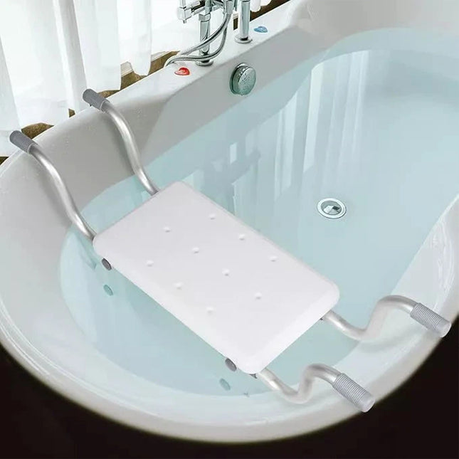 Bath Bench Bathtub Stool Support Tray Shower Chair Pad for Disabled Elderly